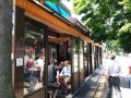 Opening walls on restaurant patio structure
