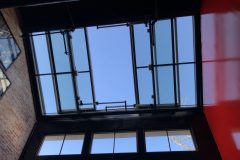 Retractable Skylight in Restaurant