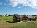 Retractable airplane hangar